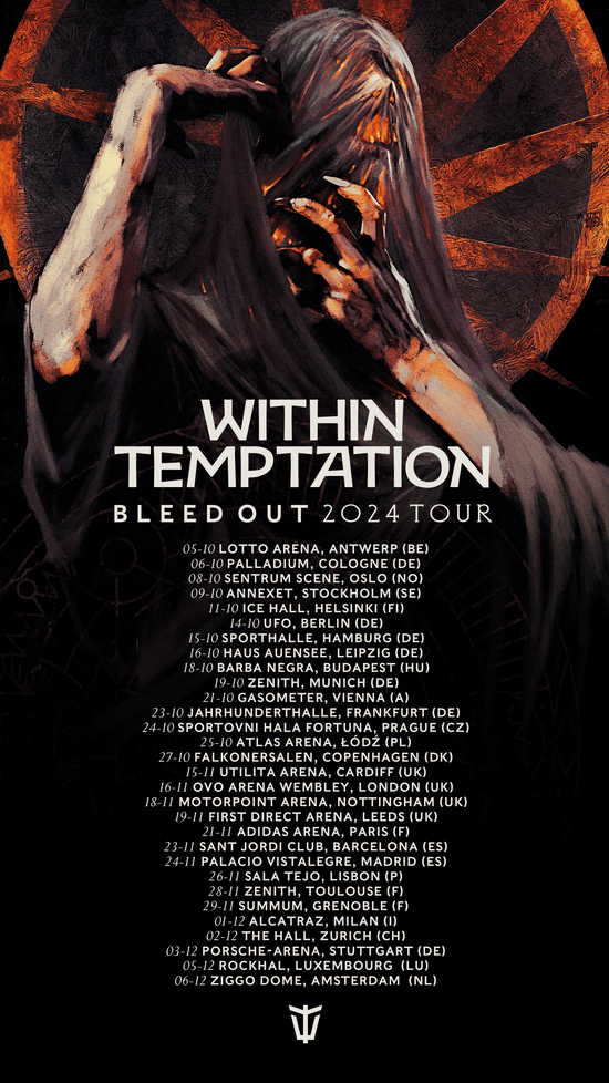 Within Temptation Tour 2025 Schedule